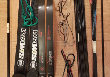 Recurve limb sight finger tab arrows