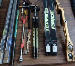 Ten ring  recurve bow set